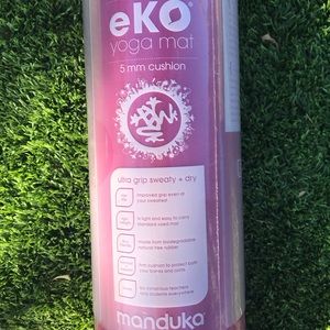 Manduka EKO yoga mat 5mm NWT pink